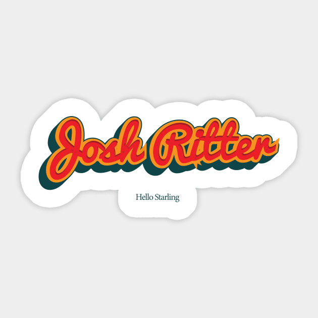 Josh Ritter Sticker by PowelCastStudio